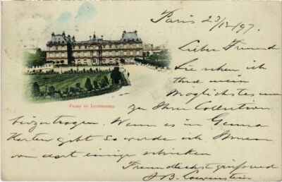 CPA 1897 PARIS Palais du Luxembourg (1244241)