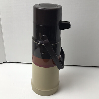 Thermos Bar Tender 1 Liter Hot Cold Drink Airpot Model 2645 Vintage