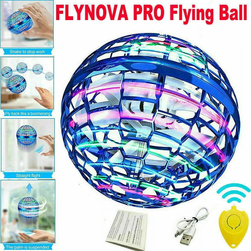 2X Flynova Pro Flying Ball Toys Boomerang Spinner Tricks Hand