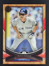 Wade Boggs 2018 Topps Tribute Red Foil 06/10 #39 RED SOX