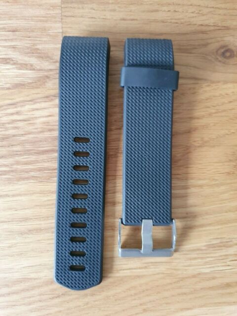 FITBIT CHARGE 2 Replacement Silicon Strap-BLUE/BLACK SMALL/LARGE ZV9301