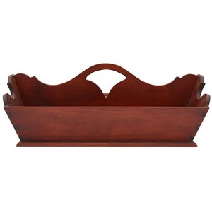 Eldred Wheeler Cutlery Tray Knife Box Utensil Carrier Caddy Walnut Americana