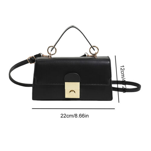 Shoulder Bag for Women Flap Handbag PU Leather Buckle Clutch Purse for Travel - Picture 7 of 28
