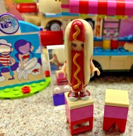 LEGO Friends Amusement Park Hot Dog Van - 41129 - Complete w/Instructions!!