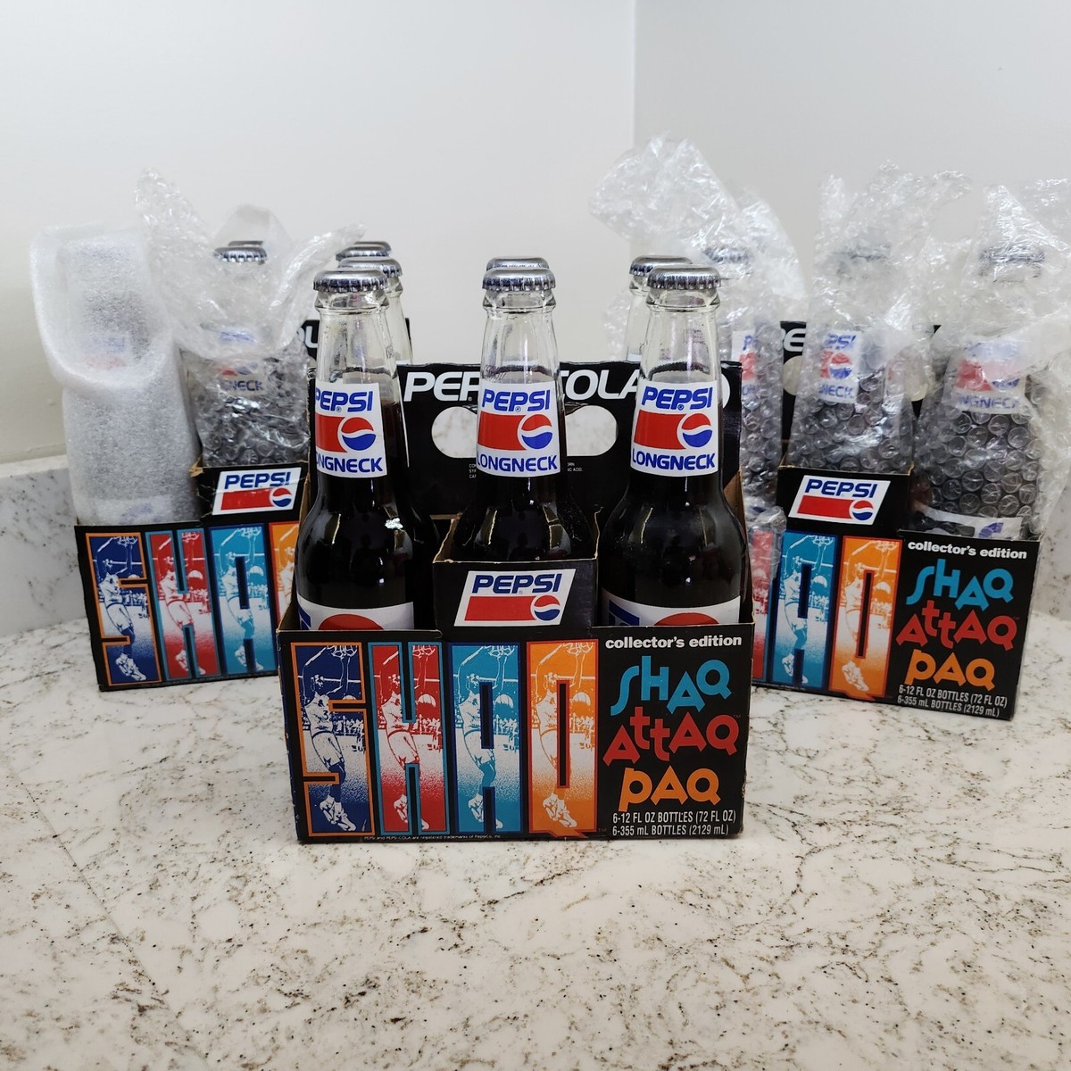 Pepsi Shaq Attaq Paq 6 Pack 1992-93 w/ Carrier YOU PICK ALL