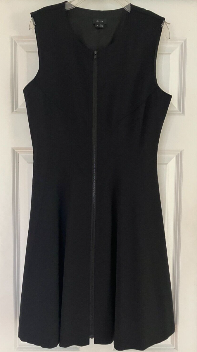 Theory Black Dress - Full Zip - Size 6 | eBay
