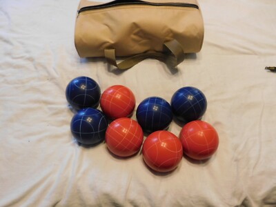 Vssal Bocce Ball Set w/ 8 Balls, 1 Pallino & Carry Bag