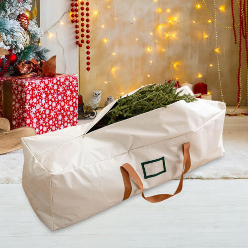Christmas Tree Storage Bag 43.31x15.75x15.75 Inches 600D Waterproof Oxford Cloth - Picture 9 of 12