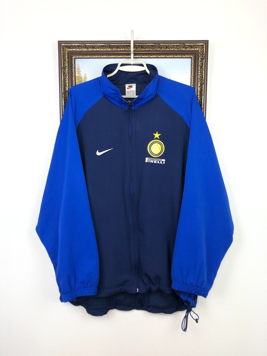 美品 90s NIKE INTER MILANO TRACK JACKET Vintage 90's Nike Inter Milan Football Jacket Soccer Track