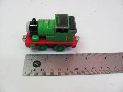Vintage Thomas The Train Gullane Percy Green Die-Cast Metal 2002