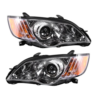 PAIR OF HEADLIGHTS FITS SUBARU OUTBACK R L.L. BEAN WAGON 3.0L 2008 BY 84001AG53B