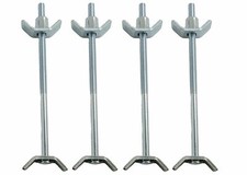 4 x Worktop Connecting Bolts For Kitchen Units Butterly Clamp 150mm