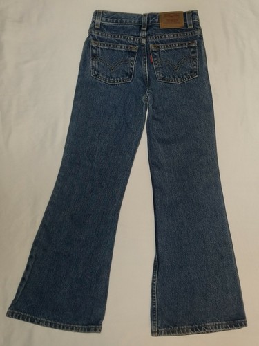 Levi's Size 8 Slim 514 LowRise Flare Very Nice Classic 60's 70's Look - Picture 5 of 13