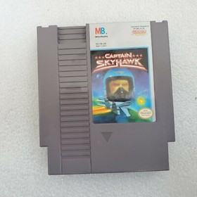 Captain Skyhawk Nintendo NES Juego Limpio y Probado Gran Funda Etiqueta