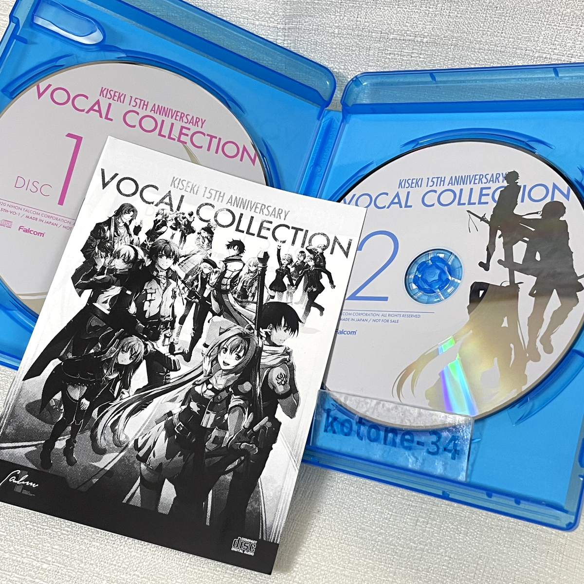 The Legend of Heroes Soundtrack Vocal collection Used Trails into