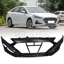 Front Bumper Cover Fascia For 2018 2019 Hyundai Sonata Non-Turbo Primed-LF