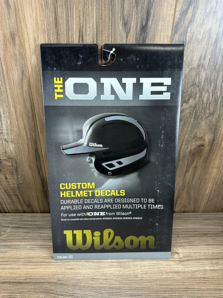The ONE Custom Helmet Decals by Wilson Baseball Various Colors Lot of 36 - Image 2 of 4