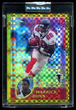2003 Topps Chrome Gold Xfractor #118 Warrick Dunn /101