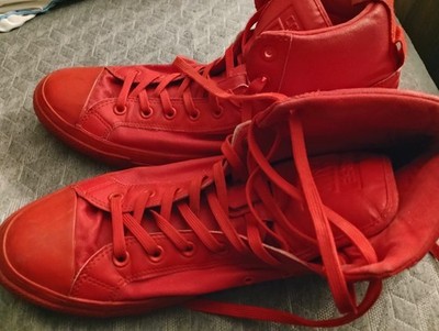Converse Red Chuck Taylor All Star High Top Athletic Shoes Size 13 NEEDS REPAIR 