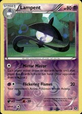 Pokemon Reverse Holo Lampent XY - Steam Siege 49/114 LP