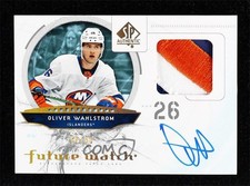 2019 SP Authentic 2009-10 Retro Future Watch /50 Oliver Wahlstrom Patch Auto zy0