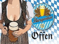 Holzschild 30X40 Cm Biergarten Offen Bier Bayern Deko Geschenk Holz Schild