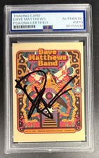 Dave Matthews Signed Autograph Camden NJ PSA/DNA COA Slab Ticket Trading Card A