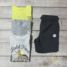 boy clothes lot size 6. NWT 3 S/S Shirts And A Pair Of Shorts. Colorful, Casual