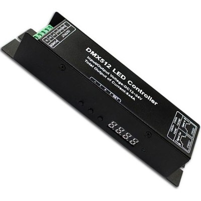 4 Channel 16A RGBW DMX512 Decoder Controller DMX Dimmer stage lighting contro...