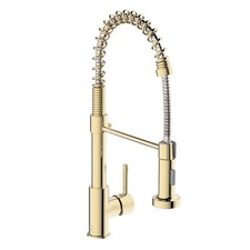 Kitchen Faucet, Commercial Kitchen Sink Faucets with Pull Down Sprayer, Stain...