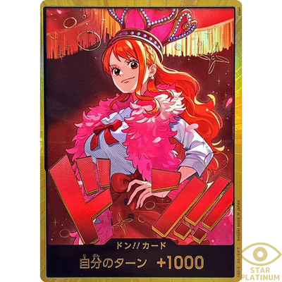 ナミ　金ドン　PSA10 ヒロインエディション　EB03　GOLD　DON DON!! Nami GOLD EB03 Japanese ONE PIECE Card Heroines Edition - NM