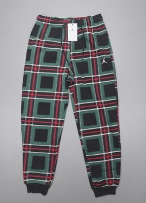 Nike Air Jordan Men's Plaid Sweatpants Joggers Colorful Holiday FV7462-010