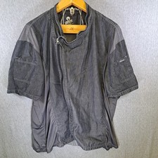 Chef Works Shirt XXL Charcoal Gray Restaurant Kitchen Full Zip Urban Collection