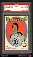 1971 O-Pee-Chee #169 Ed Westfall Bruins PSA 8 - NM/MT