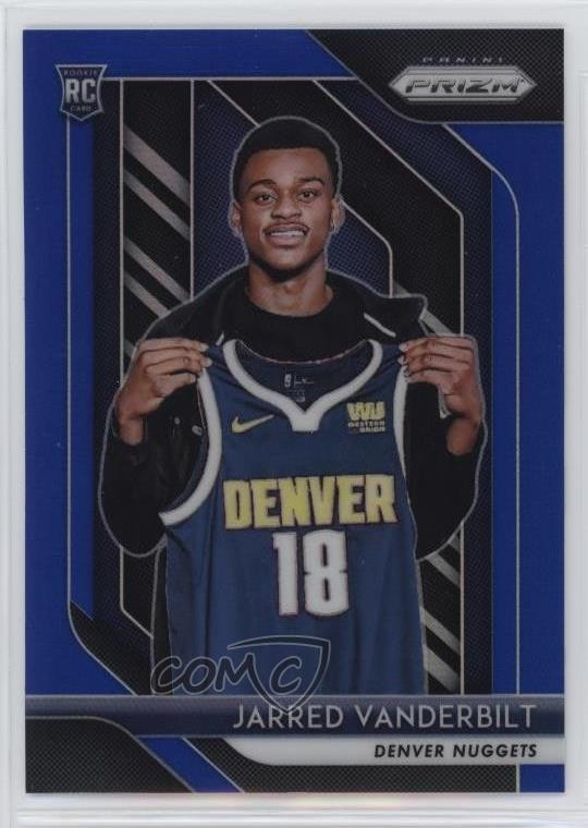 2018-19 Panini Prizm Blue Prizm 109/199 Jarred Vanderbilt #42 0ad