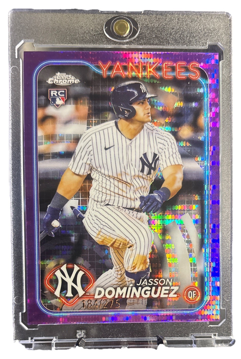 2024 Topps Chrome - Jasson Dominguez Purple Sonar Refractor /275 #89 Yankees RC