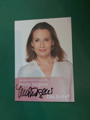 Jenny Jürgens  ,   Fernsehen ,  Autogrammkarte 