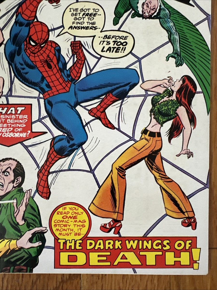 THE AMAZING SPIDER MAN vol. 1 #127 vs VULTURE! Dec 1973 MARVEL USA