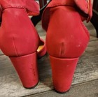 Y NOT? KAILI red heel sandals shoes- size 11M - 4¨ — photo 2