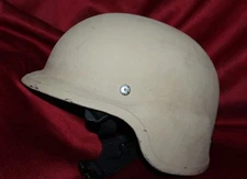 U.S. Marine Lightweight Helmet (LWH) Level IIIA Balistic Protection - Large Tan