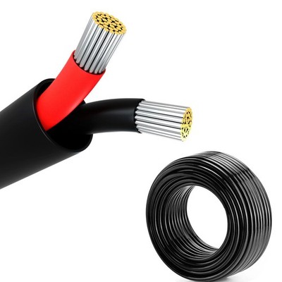26 Gauge Wire, 2-Conductor Electrical Wire. 26 AWG Stranded Flexible PVC Tinn...