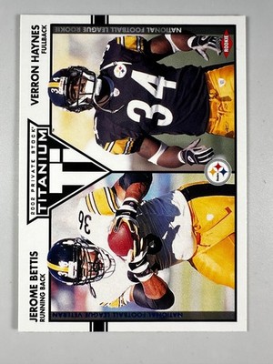 2002 Private Stock Titanium - Jerome Bettis, Verron Haynes #157 276/325