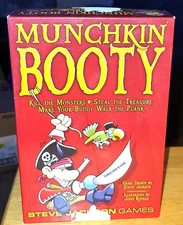 Munchkin Booty Game, Steve Jackson Games 1st Edition/7th Print 2015 COMPLETE EXC