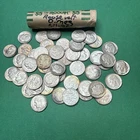 90% Silver Dime Roll. 50 Roosevelt dimes total, $5 face value. 1964 and Before.
