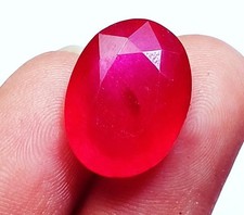 Natural Red Beryl Oval shape 9.80 Ct Certified Loose Gemstone Ring Size