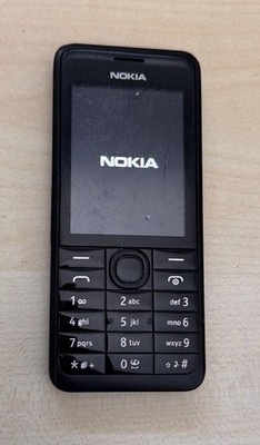 NOKIA 301 RM-839 Geprüft, Händler, Garantie, Handy, Telefon, Schwarz, Gebraucht