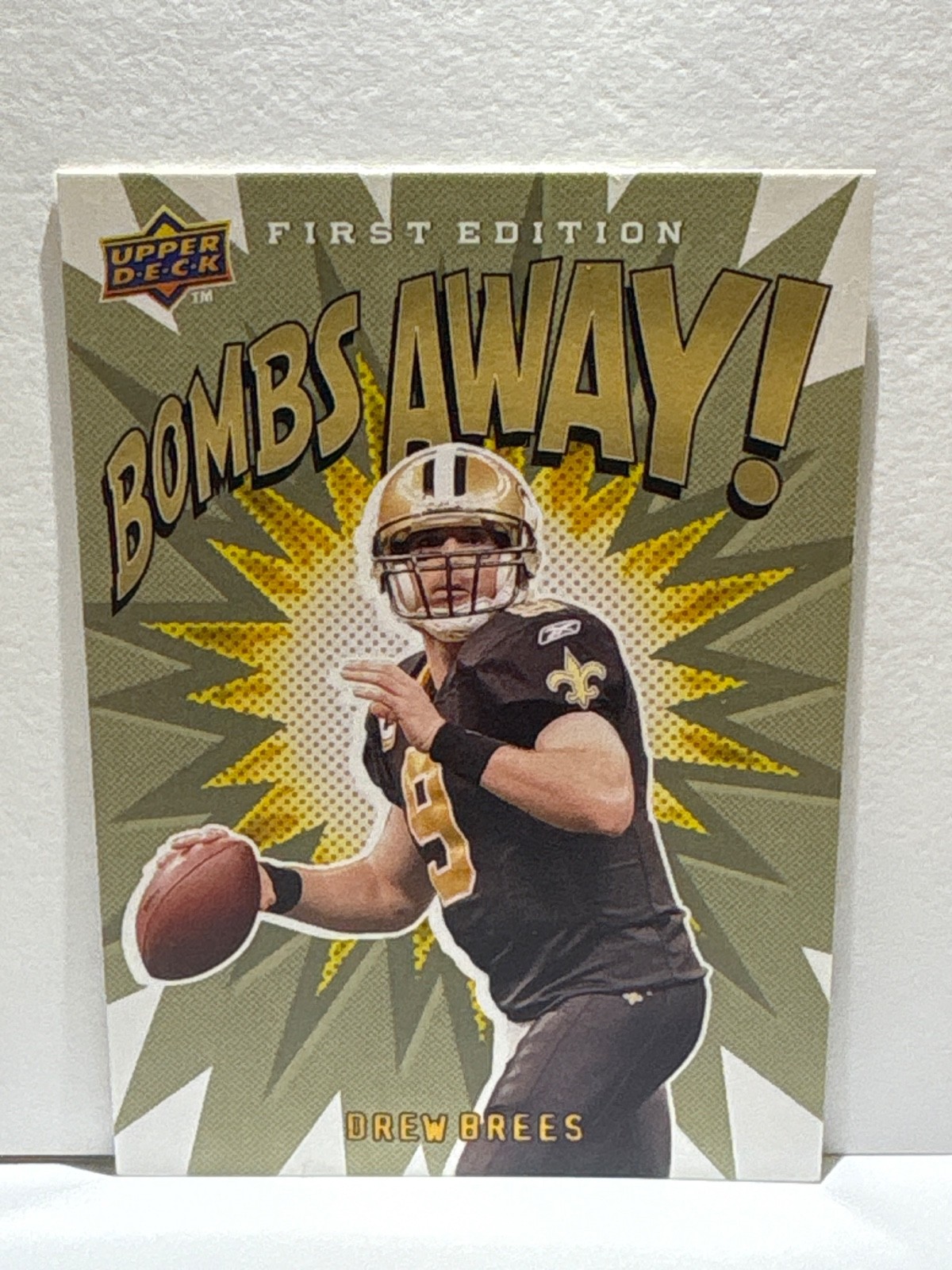 2009 Upper Deck First Edition - Bombs Away Drew Brees #BA-2