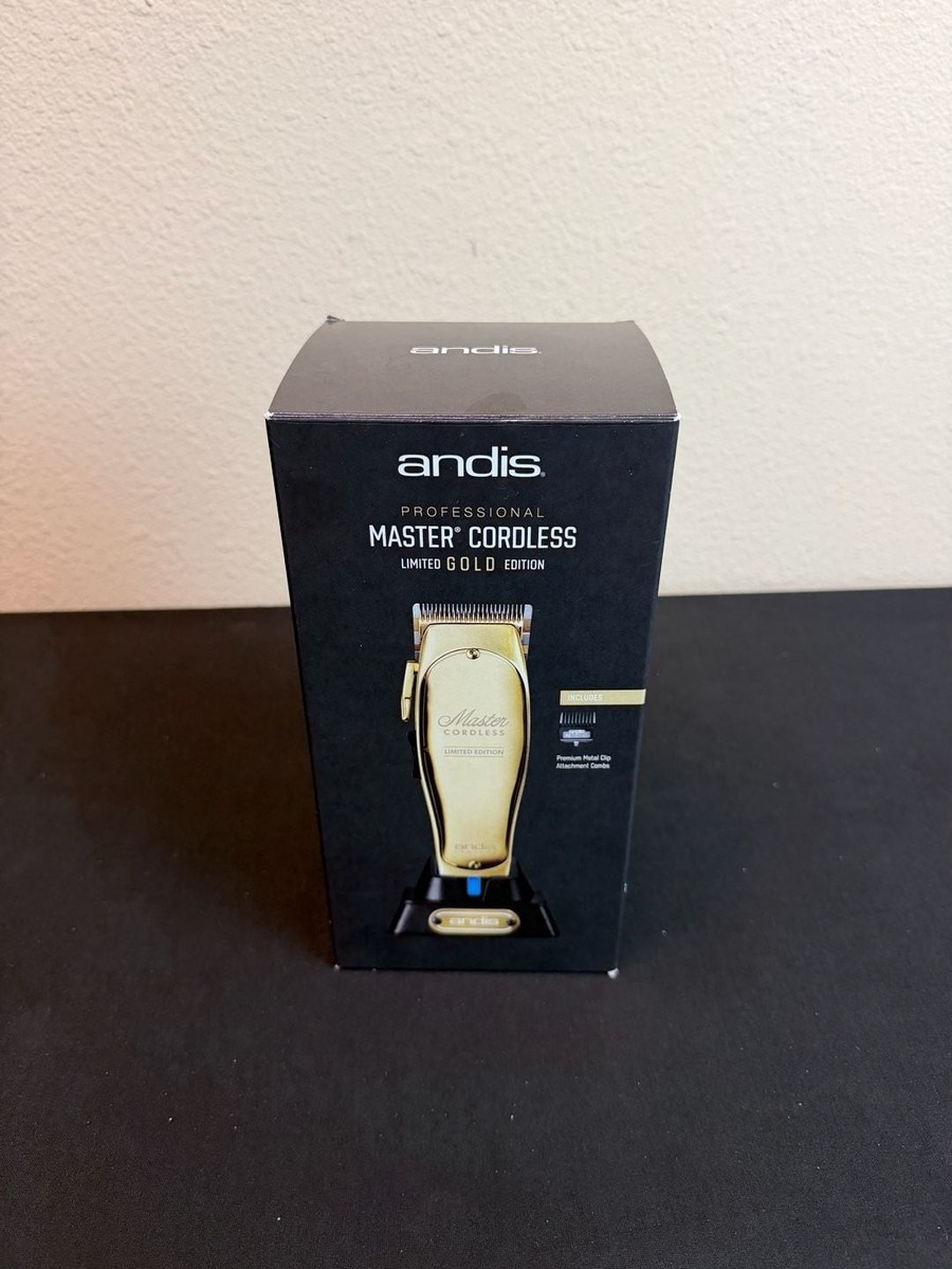 Andis Professional Cordless Master Clipper Limited Edition - Gold