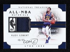 2018 Panini National Treasures All-NBA Materials 40/99 Rudy Gobert #NBA-RGB 03fd