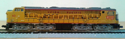 N SCALE CON-COR VERANDA TURBINE UNION PACIFIC UP #62 NO BOX